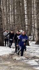 Winter running race held in snowy Zelenodolsk forests
