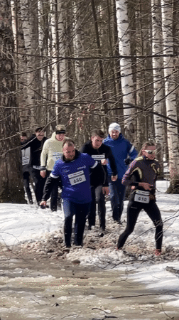 Winter running race held in snowy Zelenodolsk forests