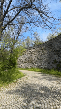 Spring walk documented through historic Plovdiv parks and viewpoints