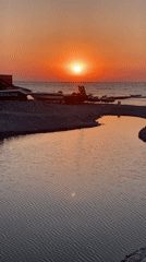 Golden hour on Kemer's pebble beaches and coastal waterways