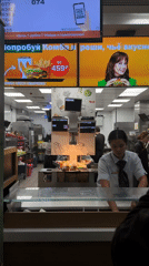 Kitchen staff filmed working at Moscow McDonald's location