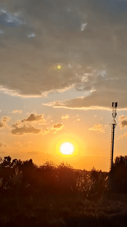Everyday moments captured during sunset hour in Karsha, Russia