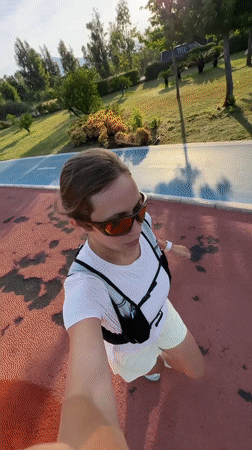 Morning runners and dog walkers share Fethiye recreational paths