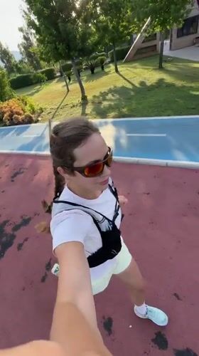 Morning runners and dog walkers share Fethiye recreational paths