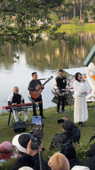 Lakeside band performs for small audience in Da Lat
