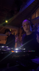 Live DJ set at a Moscow nightclub, Pioneer gear in action
