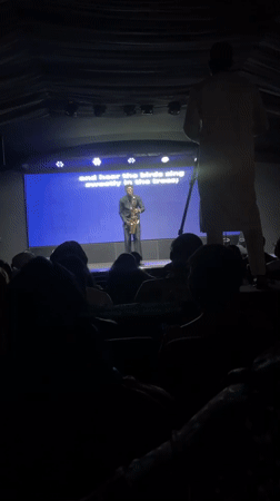 Worship concert features saxophonist and singers in Jos, Nigeria