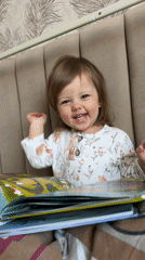 Toddler's morning routine documented in Reshetnikovo home