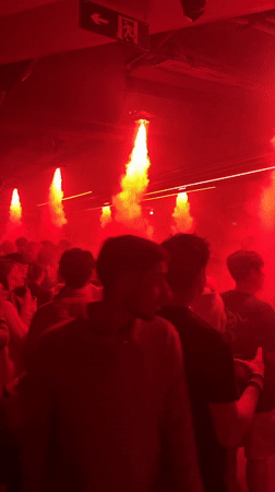 DJ performs to packed crowd at Shanghai nightclub