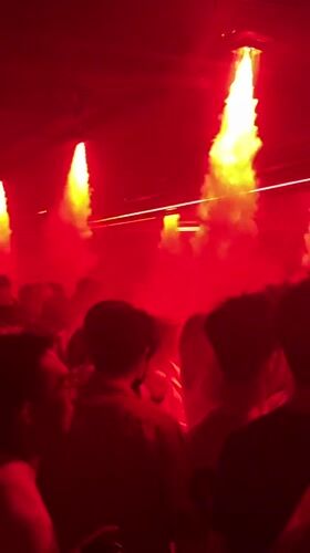 DJ performs to packed crowd at Shanghai nightclub