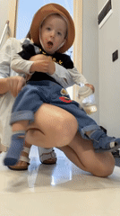 Woman with toddler observed indoors in Odintsovo, Russia