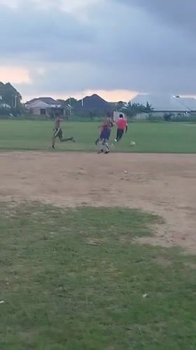 Soccer game observed in Ikot Mbonde, Nigeria