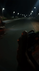 Nighttime scenes documented in Adankolo, Nigeria within minutes