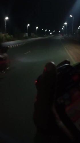 Nighttime scenes documented in Adankolo, Nigeria within minutes