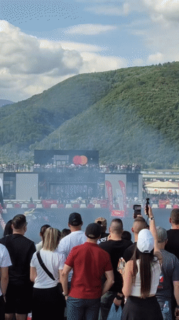 Nankang Motorsport event in hilly, forested terrain