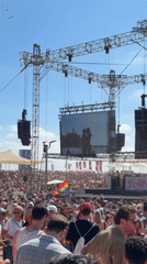 Festival and parade activities observed in Tel Aviv