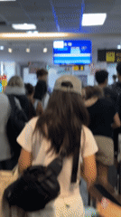Passenger documents travel experience at Phuket Airport departure terminal