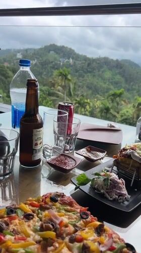Mountain restaurant dining experience captured in Anachal, India
