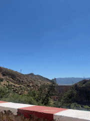 Scenic landscape views captured at Bin El Ouidane dam, Morocco