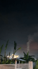 Nighttime scenes captured across rural Indonesian villages