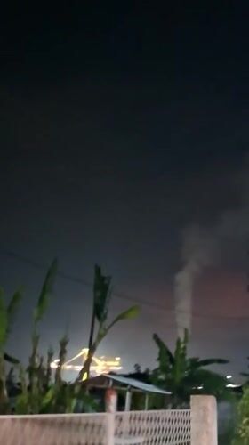Nighttime scenes captured across rural Indonesian villages