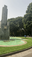 Street scenes and fountain activity in Santa Cruz de Tenerife
