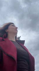 Woman spotted outdoors, then in elevator in Kryvyi Rih