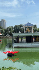 Morning tour captures Colombo temples, rooftop pools, cricket match