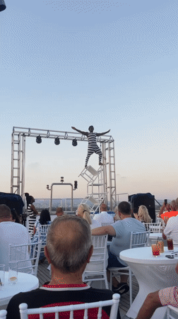 Acrobatics and sunset views from the Cyprus coast