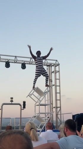 Acrobatics and sunset views from the Cyprus coast
