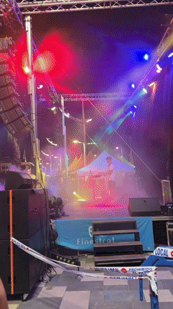 Beach concert night on the Costa Blanca, Finestrat