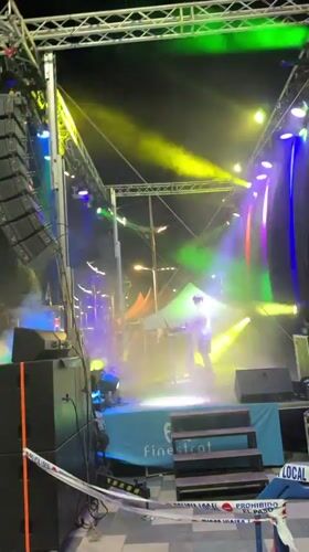 Beach concert night on the Costa Blanca, Finestrat