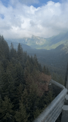 Morning mountain views documented in Polish Tatras near Zakopane
