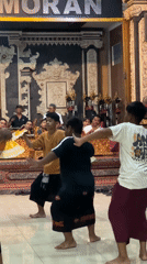 Traditional Balinese dance rehearsal captured by witnesses in Kuta