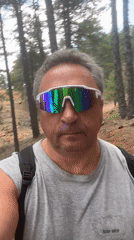 Solo morning hike through Troodos Mountain pine trails, Cyprus