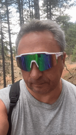 Solo morning hike through Troodos Mountain pine trails, Cyprus