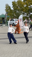 Street festival energy at Biysk's fountain plaza