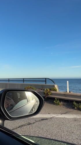 Malibu visitor documents coastal drive, environmental conservation signage