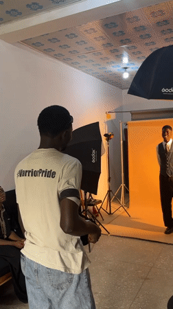 Professional photo shoot captured in Gura Top studio
