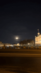 Saint Petersburg witnesses document moonlit cityscape across bridges and waterways