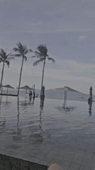 Resort pool scene captured in Baan Bo Phut, Thailand