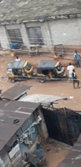 Morning street life documented in Nkpor, Nigeria residential area