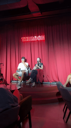 Two people perform at 'THE ROOM' venue in North Kuta