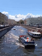 Morning walk through Saint Petersburg's historic Nevsky Prospekt district