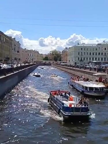 Morning walk through Saint Petersburg's historic Nevsky Prospekt district