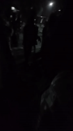 Nighttime gathering captured in Kiengu ward, Kenya