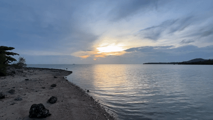 Tranquil coastal scenes observed across Koh Phangan shores
