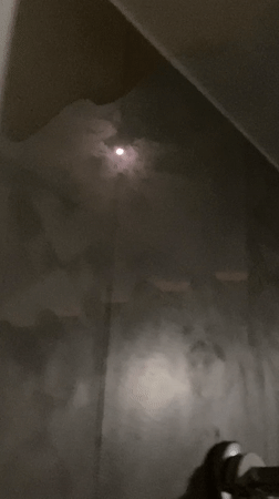Full moon spotted through windows across Ecuador locations