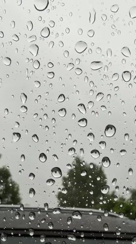Rain observed from vehicle in Tallinn, Estonia