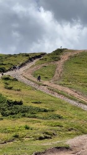 Hiking and riding ATVs at Dragobrат, 1,400m up in the Carpathians